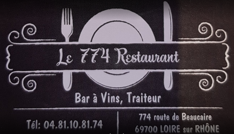 LE 774 - RESTAURANT BAR A VINS Loire sur rhone LE 774