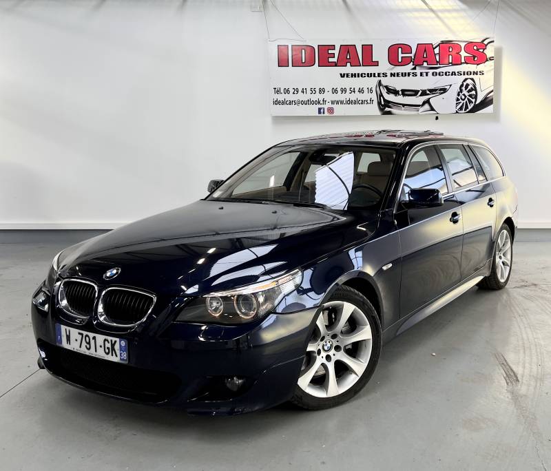 BMW 535D E61 PACK M 272Cv BLEU BREAK ET FAMILIALE de 2005 à Loire sur Rhône près de Vienne dans le Rhône alpes